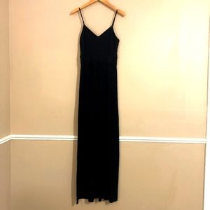 Express Mesh Panel Maxi Dress